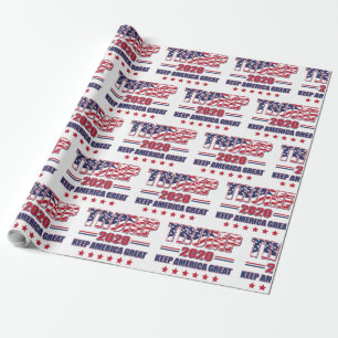 Papel De Presente Presidente Trump - Trump 2020