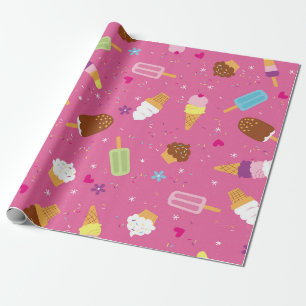 Papel De Presente Préteses, cupcakes, sorvetes e picolés