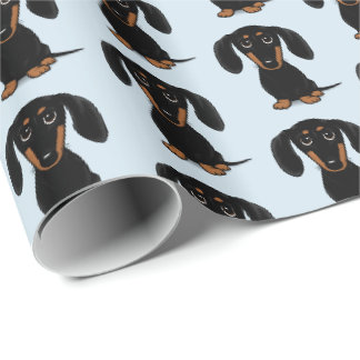 Papel De Presente Preto revestido liso bonito e teste padrão do