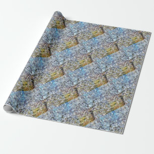 Papel De Presente Primavera Almond Blossom Trabalho de arte de Point