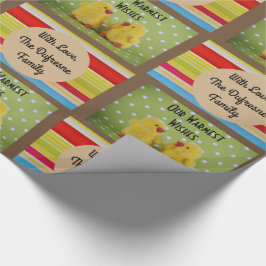 Papel De Presente Primavera/Páscoa super bonito personalizado