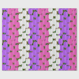 Papel De Presente Primavera Tulip Field