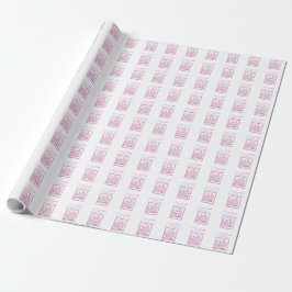 Papel De Presente Primeira Comunhão da Filha, Rosa