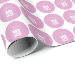 Papel De Presente Primeira Comunhão da Netas, Rosa