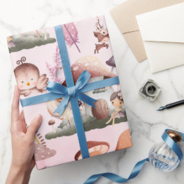 Papel De Presente Primeiro aniversario da Primeira Rapariga