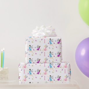 Papel De Presente Primeiro Aniversário de Fada