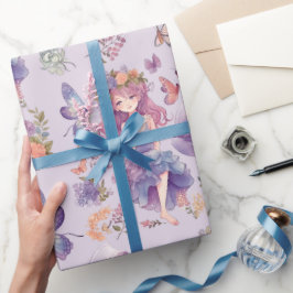 Papel De Presente Primeiro aniversario De Laticínios De Primeira Flo