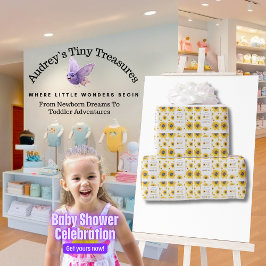 Papel De Presente Primeiro aniversario do bebê - Nosso Pequeno Giras