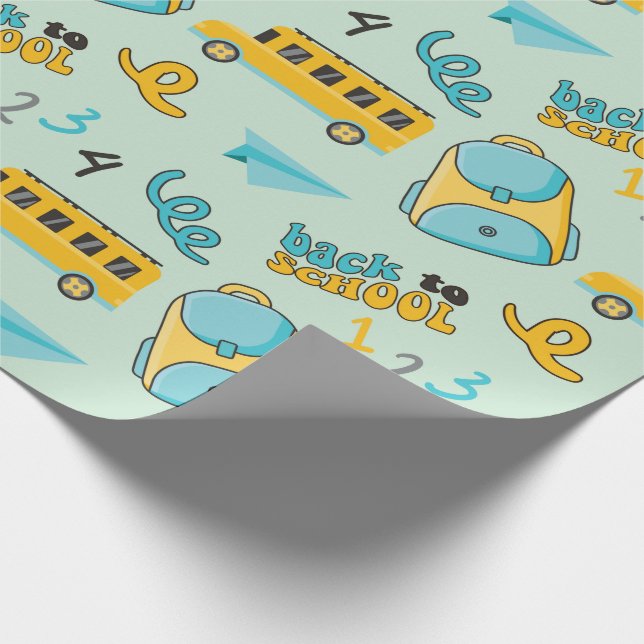 Papel De Presente Primeiro Dia Da Escola: Arte De Papel Sem Olhos (Ponta)