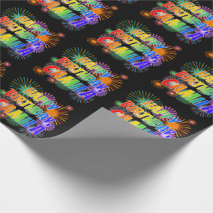 Papel De Presente Primeiro nome "CAMILA", "FELIZ ANIVERSÁRIO"