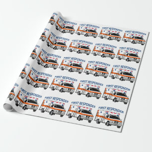 Papel De Presente Primeiro Respondente