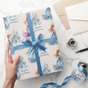 Papel De Presente Princesa e Castelo