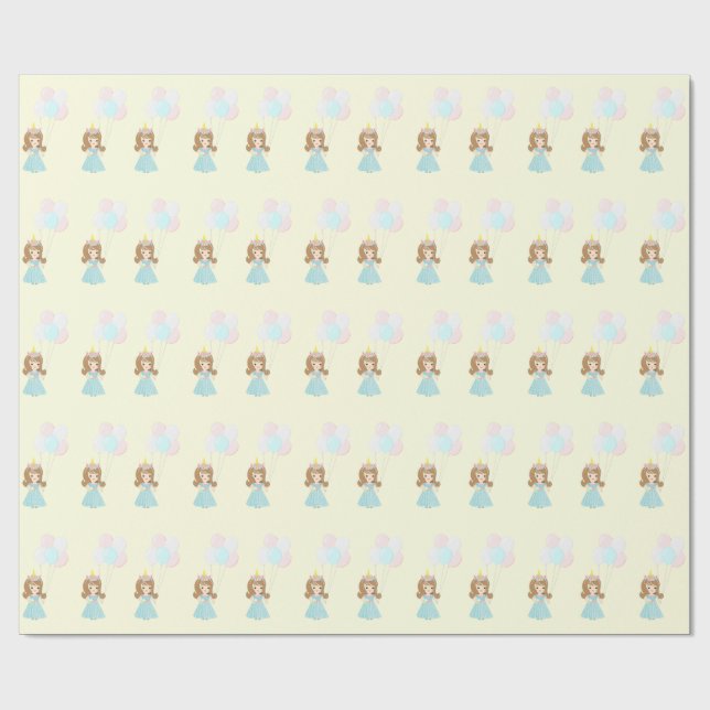Papel De Presente Princesa Unicorn (Aberto)