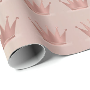 Papel De Presente Príncipe de cobre Dourado cor-de-rosa princesa