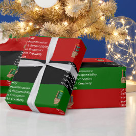 Papel De Presente Princípios KWANZAA da NGUZO SABA 7