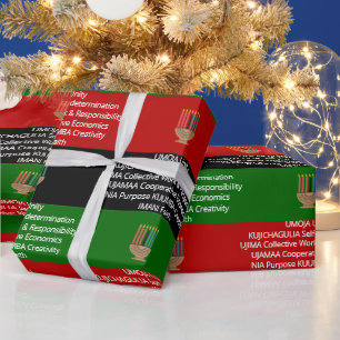 Papel De Presente Princípios KWANZAA da NGUZO SABA 7