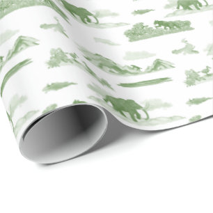 Papel De Presente Privada de Animal Extinto