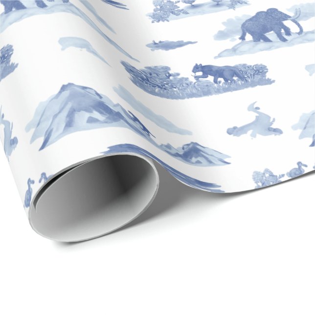 Papel De Presente Privada de Animal Extinto (Ponta do rolo)