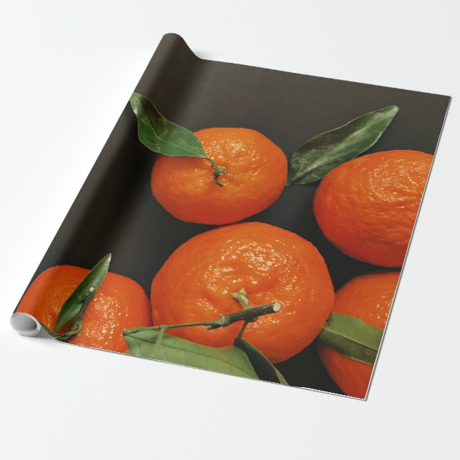 Papel De Presente Produtos hortícolas saudáveis (Desenrolado)