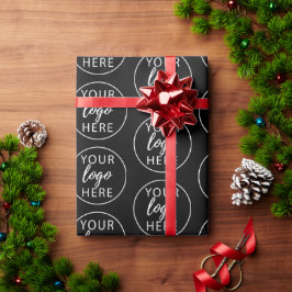 Papel De Presente Professional Christmas Business Logo