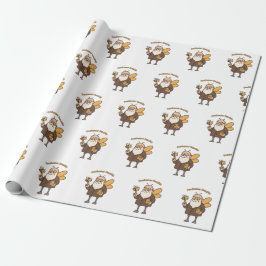 Papel De Presente Professor Bumble Gift Wrap