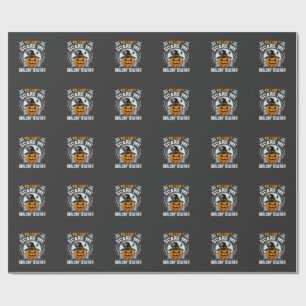 Papel De Presente Professor de Biologia do Halloween Você Não Pode M