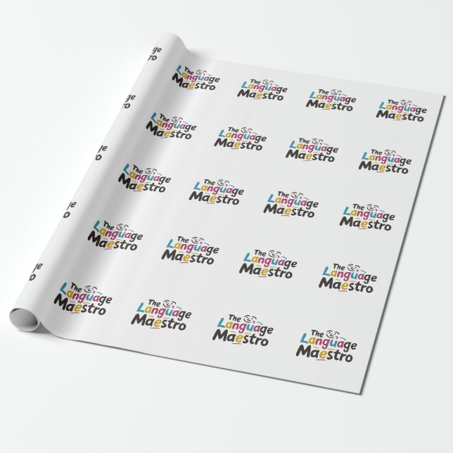 Papel De Presente Professor de idiomas apresenta ideias (Desenrolado)
