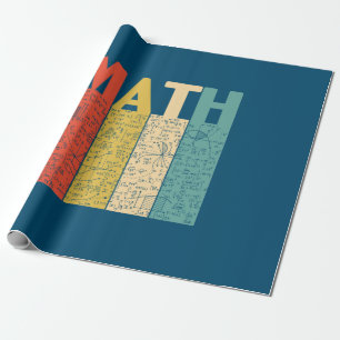 Papel De Presente Professor de Matemática Vintage Definição de Ma