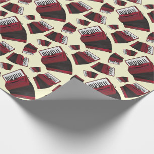 Papel De Presente Professor de Música Musical Accordion Instrumento