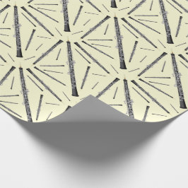 Papel De Presente Professor de Música Oboe Musical