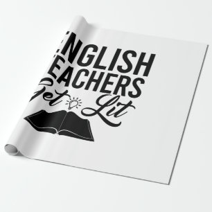 Papel De Presente Professores Ingleses Ficam Lutados