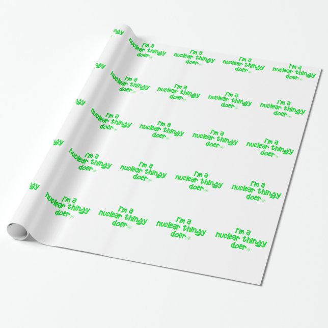 Papel De Presente Projeto Nuclear Original (Desenrolado)