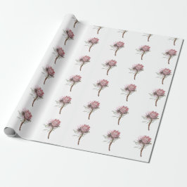 Papel De Presente protea flowers
