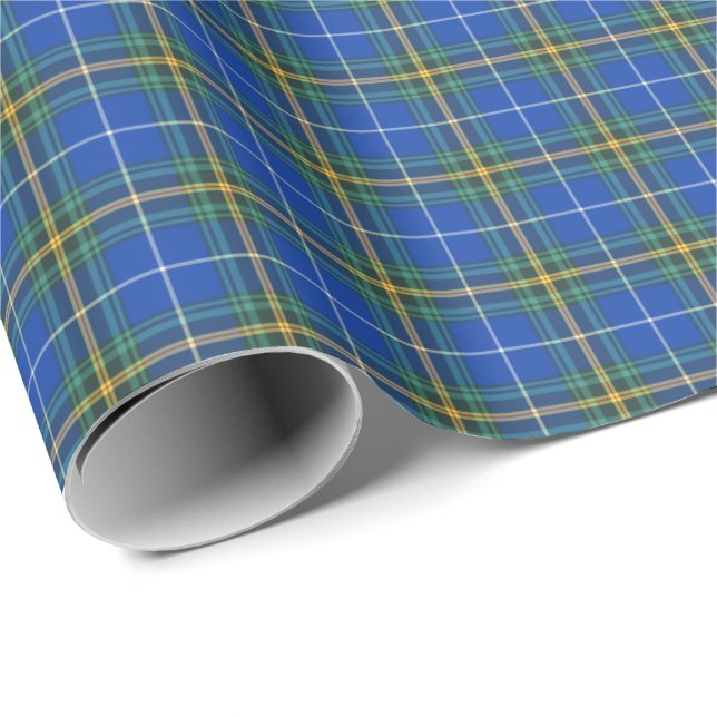 Papel De Presente Província de Nova Escócia Canada Tartan (Ponta do rolo)