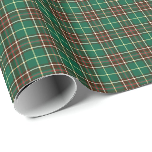 Papel De Presente Província do Tartan de Terra Nova Canadá (Ponta do rolo)