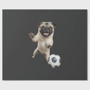 Papel De Presente Pug