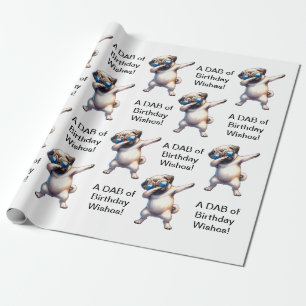 Papel De Presente Pug Dab Wraping Paper