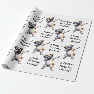 Papel De Presente Pug Dab Wraping Paper