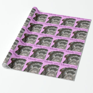 Papel De Presente Pug de Whatcha Eatin