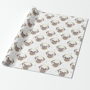 Papel De Presente Pugs Wraping Paper
