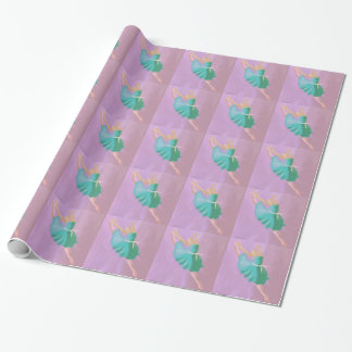 Papel De Presente Pulo azul da dança
