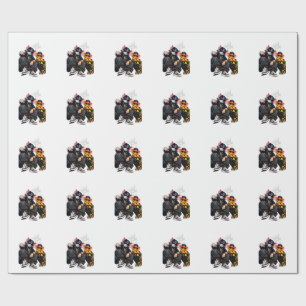 Papel De Presente Pulseira de chave redonda de streetwear de Hip-Hop
