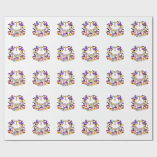 Papel De Presente Pulseira de Contas Halloween Lua Massa Bumbum