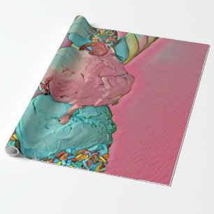 Papel De Presente pulverizadores de cone de sorvete