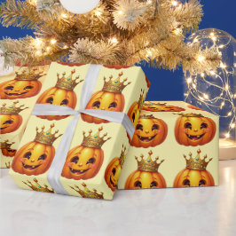 Papel De Presente Pumpkin Queen Fesp Wraprap Paper