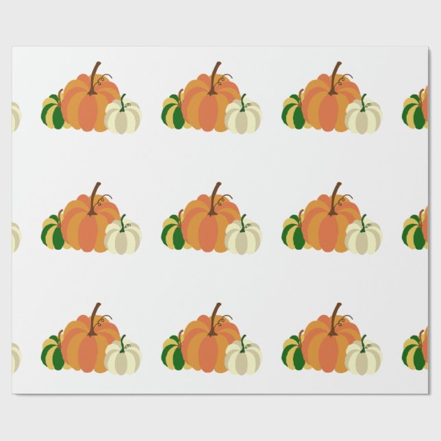Papel De Presente Pumpkin wrapping paper (Aberto)