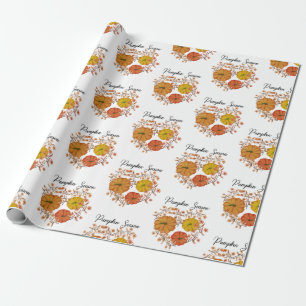 Papel De Presente Pumpkins