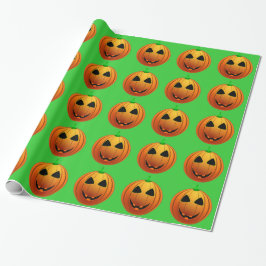 Papel De Presente Pumpkins bonitinho no papel de moldagem do padrão 