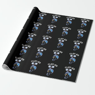 Papel De Presente Punição engraçada de música Clef-er 