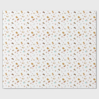 Papel De Presente Puppy Love Seamless Pattern | Playful Dogs, Paw Pr